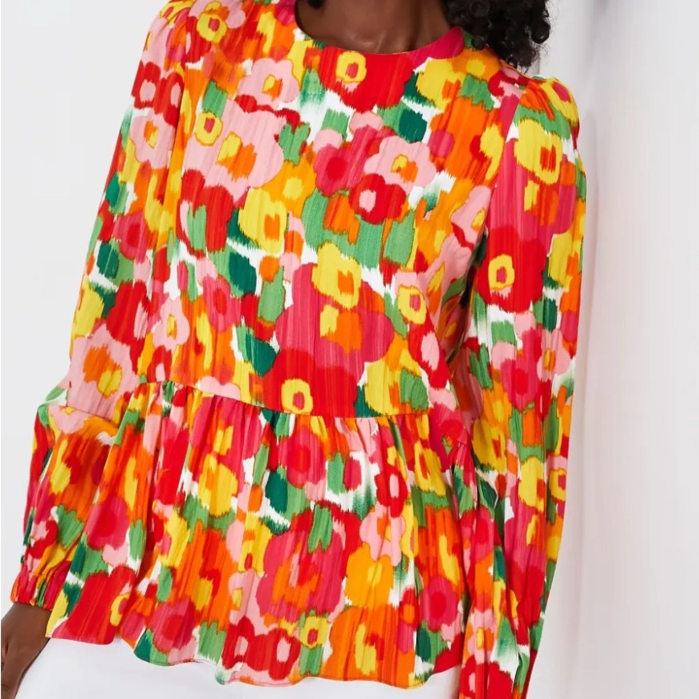 Pomander Place Magnolia Water Color Carlota Blouse